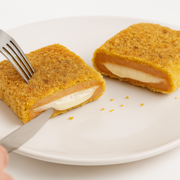 Milanesa Vegana de Jamón y Queso Muzzarella