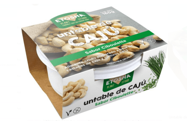 Untable Cajú sabor ciboulette 160g (Gluten free)