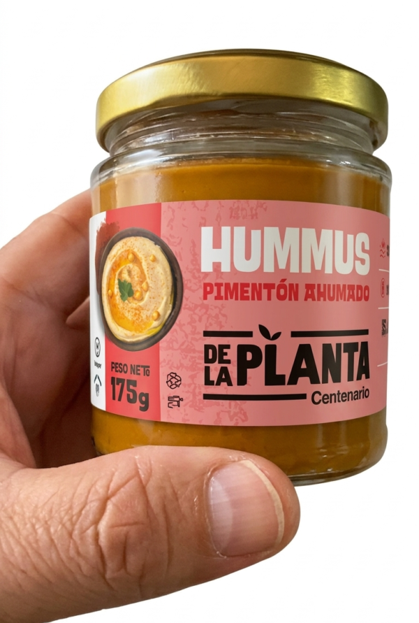 Hummus de Pimentón Ahumado "De La Planta" 175g