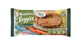 MEDALLON DE LENTEJAS Y ARROZ - 200 GRS