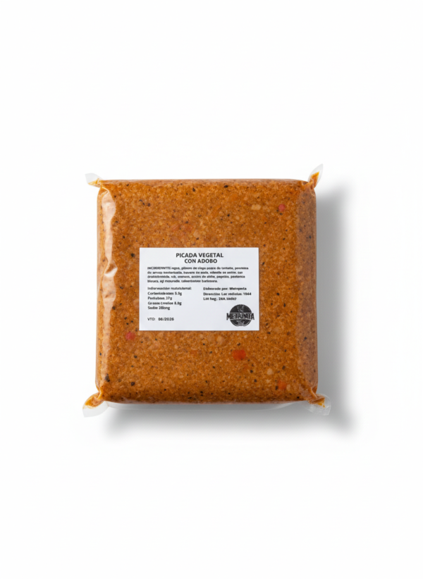 picada vegeta 1 kilo Picada Vegetal con Adobo (1 kg)