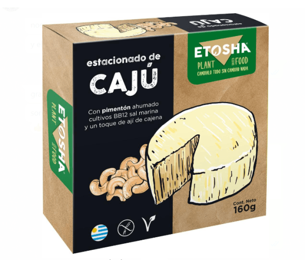 Queso estacionado cajú  160g (Gluten free)