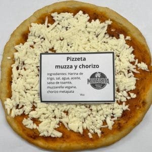 Pizzeta con chorizo