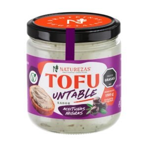 Tofu untable - Aceitunas negras 180g
