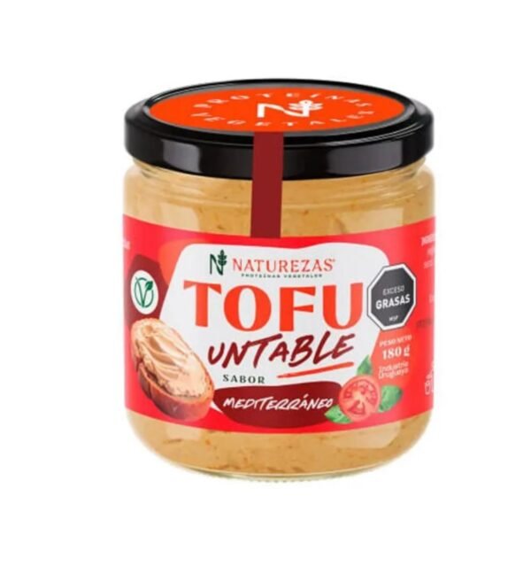 Tofu Untable Sabor Mediterráneo - Naturezas (180 g)
