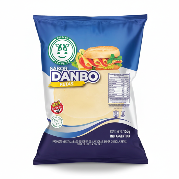 Queso Danbo Vegano en Fetas - Felices Las Vacas (150g)