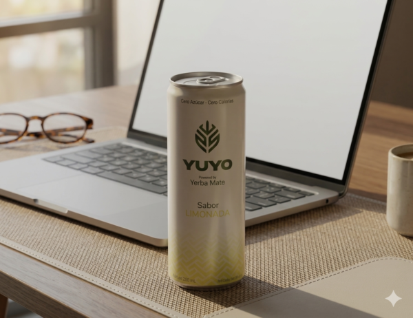 YUYO Yerba Mate - Sabor Limonada (355ml)
