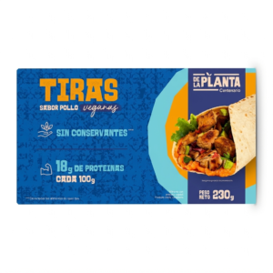 Tiras Sabor Pollo Veganas "De La Planta" - (230g)