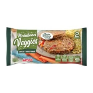 Medallón de lentejas y arroz – 200 grs